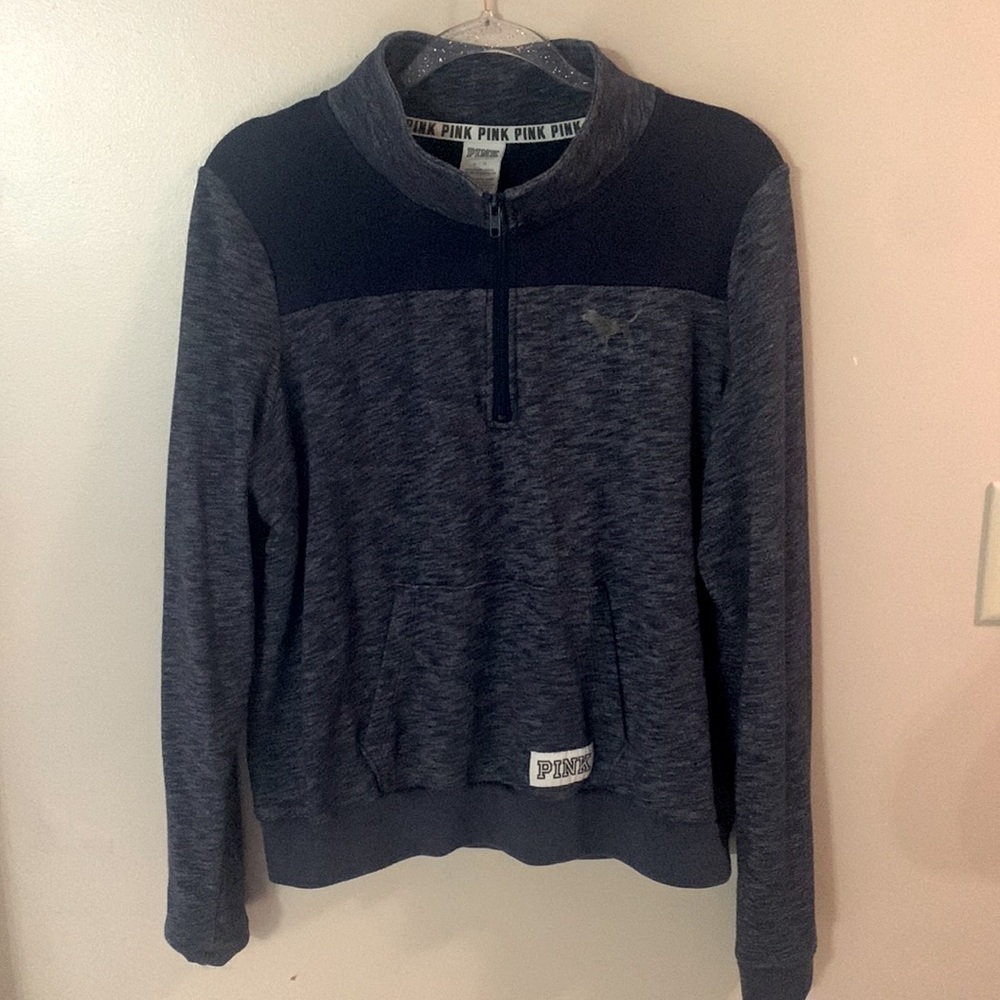 VS Pink Blue Pullover Sweatshirt‎ | Large